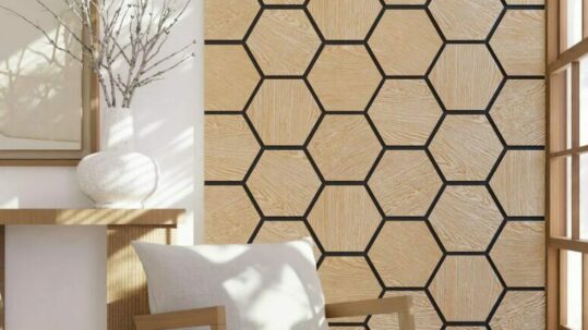 Panneaux acoustiques bois hexagone - REGULO