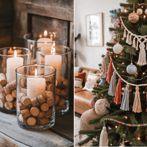 Décorations de Noël en tissus