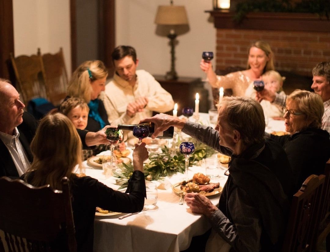 Repas de Noel en famille